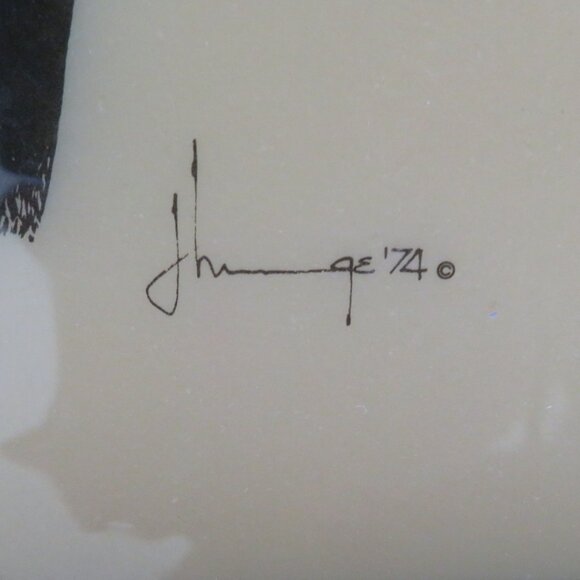 Hardy-Glenwood Polyester Composition Tray Picture Vintage (105V) - Picture 9 of 9